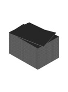 Schaumstoffplatte 3 mm - A4, schwarz  - 30er Pack