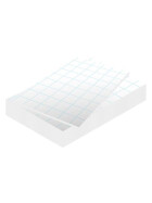 Schaumstoffplatte 5 mm - A3 weiß selbstklebend - 10er Pack
