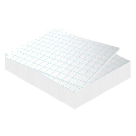 Schaumstoffplatte 5 mm - 50x70 mm, weiß...