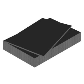 Schaumstoffplatte 5 mm - A3 schwarz - 10er Pack