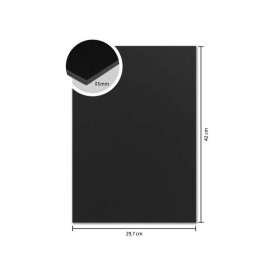 Schaumstoffplatte 5 mm - A3 schwarz - 10er Pack