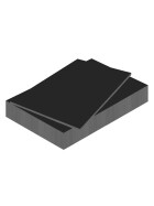 Schaumstoffplatte 5 mm - A3 schwarz - 10er Pack