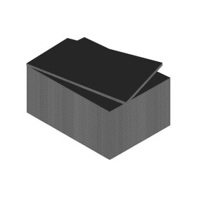 Schaumstoffplatte 5 mm - A4 schwarz - 20er Pack