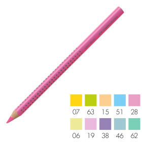 Trockentextliner Jumbo Grip Neon - 5 Neon Farben