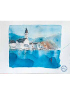 Aquarellblock "Britannia" 12 Blatt, 300 g/qm, matt - 9 Formate