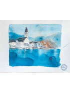 Aquarellblock "Britannia" 12 Blatt, 300 g/qm, matt - 9 Formate