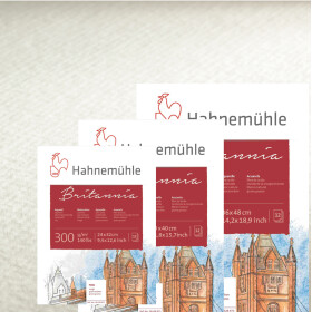 Aquarellblock "Britannia" 12 Blatt, 300 g/qm,...