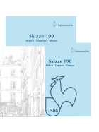 Skizzenblock 190 g/qm, 50 Blatt - 5 Formate