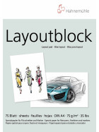 Marker Layout-Block A4 - 75 Blatt, 75 g/qm