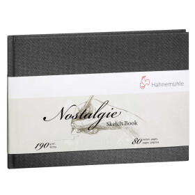 Skizzenbuch Nostalgie A6 - 80 Seiten, QF, 190 g/qm