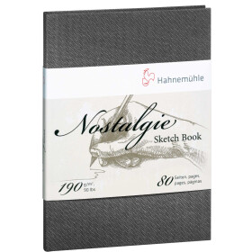 Skizzenbuch Nostalgie A5 - 80 Seiten, 190 g/qm
