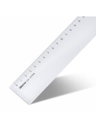 Lineal 40 cm mm-Teilung, glasklares Plexiglas