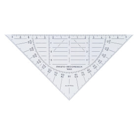 Geodreieck 16 cm transparent, biegsam, bruchsicher, ohne...