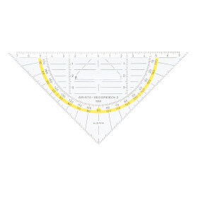 Geodreieck 16 cm mit Griff, Facette und Tuschenoppen,...