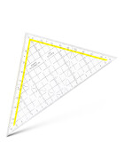 TZ-Dreieck 22,5 cm ohne Facette, mit Tuschenoppen, Plexiglas
