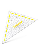 TZ-Dreieck 25 cm Griff lösbar, Facette, Tuschenoppen, Plexiglas