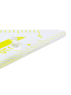 Wandtafel TZ-Dreieck 80 cm mit Griff, transparenter Kunststoff