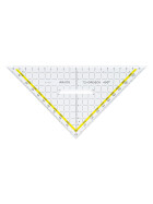 TZ-Dreieck 22,5 cm, 400 Gon Facette an Hypotenuse, Tuschenoppen
