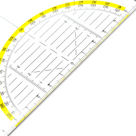 Geo-Dreieck 26 cm ungleichschenklig 30 / 60 ° Winkel,...