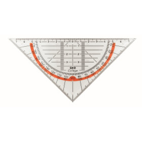 Geometrie Dreieck 16 cm ohne Griff, Facette, Tuschenoppen, Polysterol