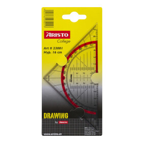 Geometrie Dreieck 16 cm ohne Griff, Facette, Tuschenoppen, Polysterol