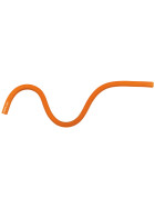 Biegsames Kurvenlineal 30 cm orange, Bleikern, Tuschekante, o. Teilung