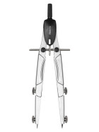 Schnellverstellzirkel Studio bis Ø 340 mm, mattvernickelt, 2 Gelenke