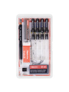 Tuschefüller mg1 Studio 4er-Set 9-teilig, 0.25/ 0.35/ 0.5/ 0.7 mm