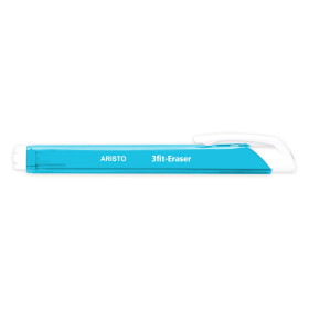 Radierstift 3fit-Eraser Dreikant PVC-frei - transparent-blau