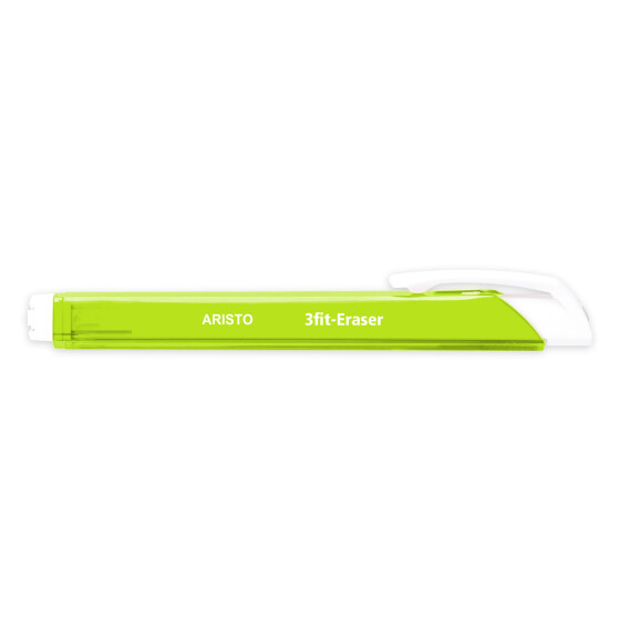 Radierstift 3fit-Eraser Dreikant PVC-frei - transparent-grün