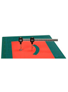 Präzisions-Kreisschneider / Stangenzirkel mit 2 Stangen je 33 cm, Tlg. cm/Zoll