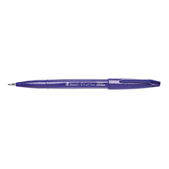 Kalligrafiestift Sign Pen Brush violett Pinselspitze: 0,2 - 2,0mm