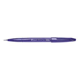Kalligrafiestift Sign Pen Brush violett Pinselspitze: 0,2...