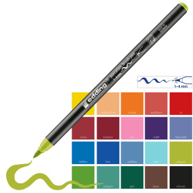 Porzellan Pinselstift 4200 1-4 mm - 20 Farben