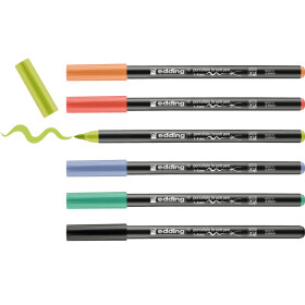 Porzellan-Pinselstift 4200 1 - 4 mm - 6er Set Vivid...