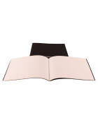 Skizzenheft A4 - 40 Seiten Querformat Starter-Skizzenbuch 140 g/m - Schwarzer Kartoneinband
