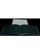 Skizzenheft A4 - 40 Seiten Querformat Starter-Skizzenbuch 140 g/m - Schwarzer Kartoneinband
