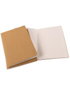 Skizzenheft A3 - 32 Seiten ECO Starter Skizzenbuch 150 g/m² weißes Papier - Naturfarbener Einband