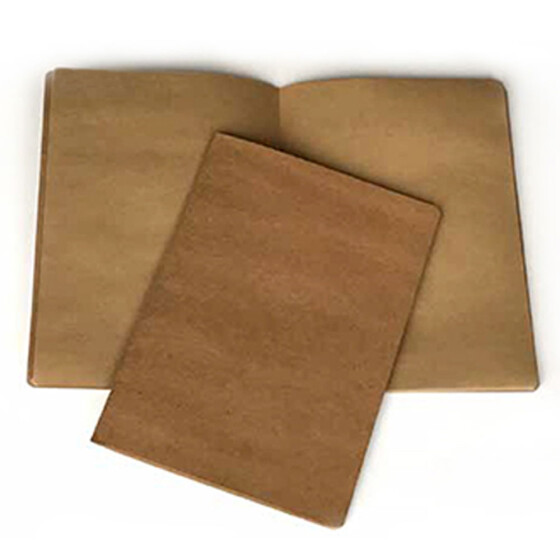 Skizzenheft A3 - 32 Seiten Kraft-Starter-Skizzenbuch 100 g/m² Kraftpapier - Naturfarbener Einband
