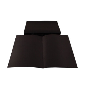 Skizzenheft A4 - 40 Blatt Starter-Buch mit schwarzem...