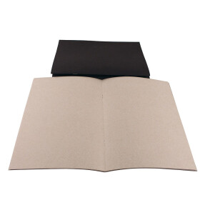 Skizzenheft A4 - 40 Blatt Starter-Buch mit grauem Crush -...