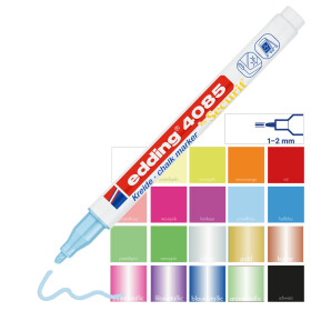 Kreidemarker 4085 Rundspitze 1-2 mm - 20 Farben