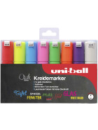 Kreide-Marker Uni Chalk PWE-8K, 8 mm - 8er Etui sortiert