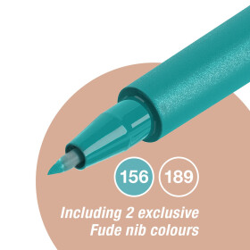 Zeichenstift Pitt Artist Pen Brush 12er Set - New York