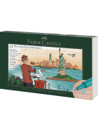 Zeichenstift Pitt Artist Pen Brush 12er Set - New York