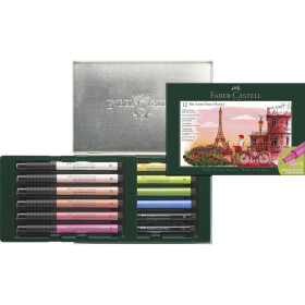 Zeichenstift Pitt Artist Pen Brush 12er Set - Paris