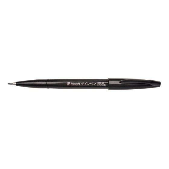 Kalligrafiestift Sign Pen Brush schwarz Pinselspitze: 0,2 - 2,0mm