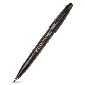 Kalligrafiestift Sign Pen Brush schwarz Pinselspitze: 0,2 - 2,0mm