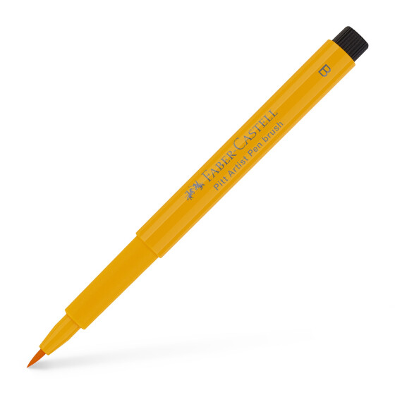 Tuschestift PITT Artist Pen Brush 1-3 mm - chromgelb dunkel