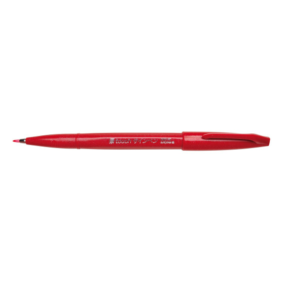Kalligrafiestift Sign Pen Brush rot Pinselspitze: 0,2 - 2,0mm